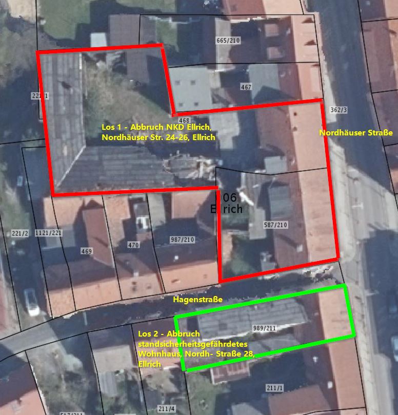 Abbruch ehem. NKD Ellrich